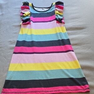 Tea Collection Colorful Striped Girls Dress